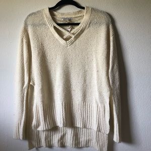 Criss cross front sweater